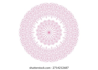 Diseño de mandala con hermoso trabajo