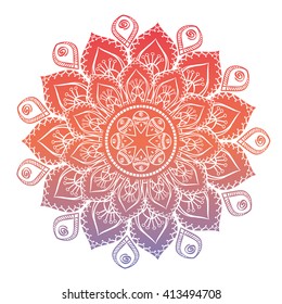 Mandala design. bohemic concept 