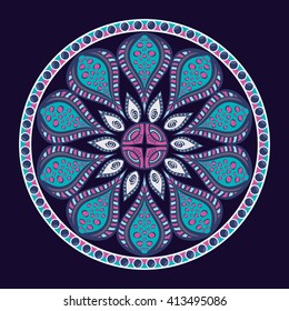 Mandala design. bohemic concept 