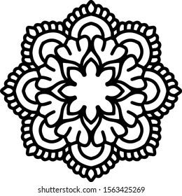 Mandala design can be used for enjoy your hobby by coloring or used as art work decorations or even tattoo.