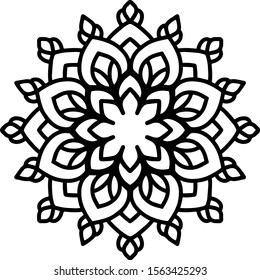 Mandala design can be used for enjoy your hobby by coloring or used as art work decorations or even tattoo.