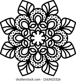 Mandala design can be used for enjoy your hobby by coloring or used as art work decorations or even tattoo.