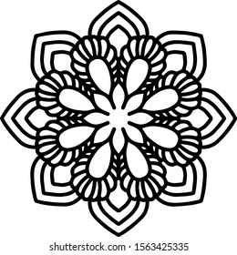 Mandala design can be used for enjoy your hobby by coloring or used as art work decorations or even tattoo.