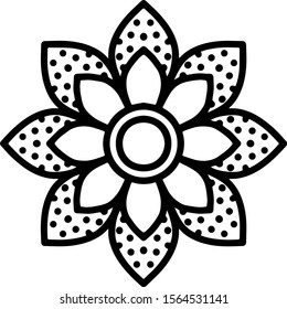 Mandala design can be used for enjoy your hobby by coloring or used as art work decorations or even tattoo.