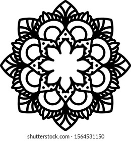 Mandala design can be used for enjoy your hobby by coloring or used as art work decorations or even tattoo.