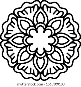 Mandala design can be used for enjoy your hobby by coloring or used as art work decorations or even tattoo.