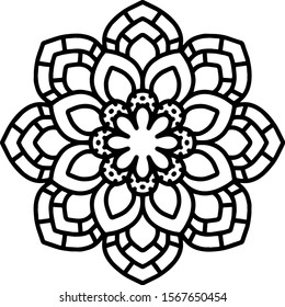 Mandala design can be used for enjoy your hobby by coloring or used as art work decorations or even tattoo.