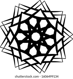 Mandala design can be used for enjoy your hobby by coloring or used as art work decorations or even tattoo.