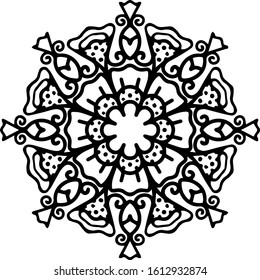 Mandala design can be used for enjoy your hobby by coloring or used as art work decorations or even tattoo.