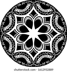 Mandala design can be used for enjoy your hobby by coloring or used as art work decorations or even tattoo.