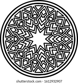 Mandala design can be used for enjoy your hobby by coloring or used as art work decorations or even tattoo.