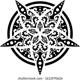 Mandala design can be used for enjoy your hobby by coloring or used as art work decorations or even tattoo.