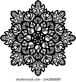 Mandala design can be used for enjoy your hobby by coloring or used as art work decorations or even tattoo.