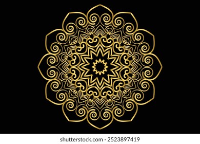 Mandala Design can be used as background