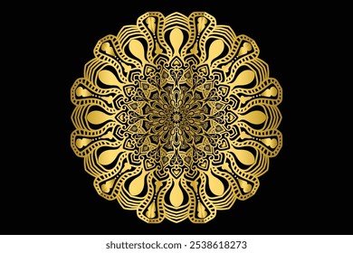 Diseño de mandala, se puede utilizar en el fondo de tarjetas