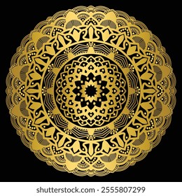 Mandala design can be used in wall art or in background