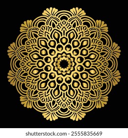 Mandala design can be used in wall art or in background