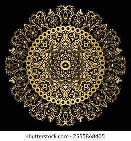Mandala design can be used in wall art or in background