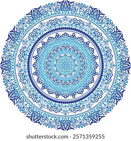 Mandala design can be used in background of wall art