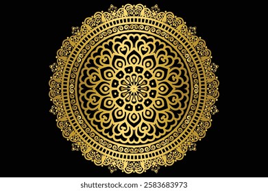 Mandala design can be used as background of artwork