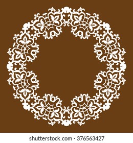 Mandala design. Mandala, circular ornament 