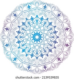 mandala design colorful pattern vector and png