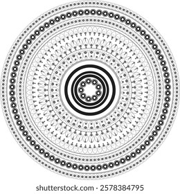 Mandala design, Colorful Mandala Design, A Seamless Mandala Pattern for Abstract Décor, black color vector background design
