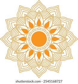  Mandala design coloring Arabic, Indian ornament.