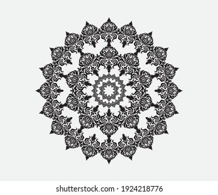 Mandaladesign für Farbbuch