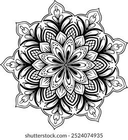 Mandala design for coloring book, and change the 2nd category u have chose business and finance , its optional, just simply leave that blank