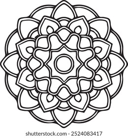 Mandala design for coloring book, and change the 2nd category u have chose business and finance , its optional, just simply leave that blank