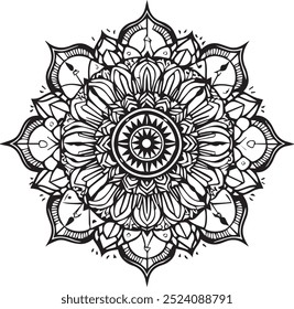 Mandala design for coloring book, and change the 2nd category u have chose business and finance , its optional, just simply leave that blank