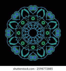 mandala design for coloring book, Easy Black and White Circle Outline -tattoo and henna design, creative mandala art, mandala design for adults coloring book  Mandala Coloring Pages