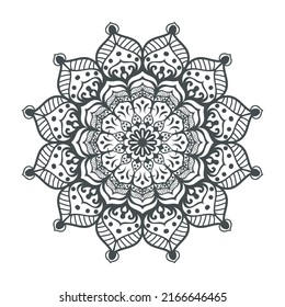 mandala design for coloring book and pages