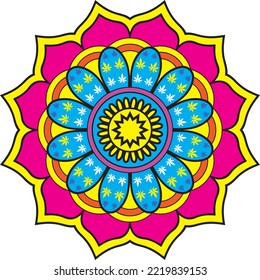Mandala Design For Coloring Pages and Books, 
100% Print ready file. You can easily print this design on anything like Wall Art, Drinkware, Pillows, Blankets, Stickers, Bags and more.