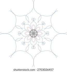 ilustrador de cor de combinação de design mandala