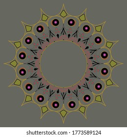 Mandala design concept with creative look
