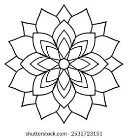 Mandala Design Detailed Geometric Patterns for Creative Artwork
