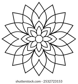 Mandala Design Detailed Geometric Patterns for Creative Artwork