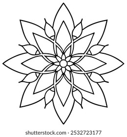 Mandala Design Detailed Geometric Patterns for Creative Artwork