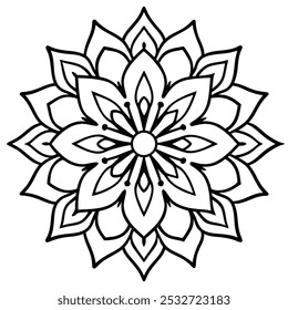 Mandala Design Detailed Geometric Patterns for Creative Artwork