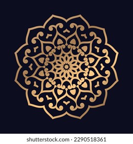Mandala Design Elegante Mandala Mandala Kunstdesign, einfacher Hintergrund