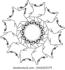 
mandala design  element design  black design
