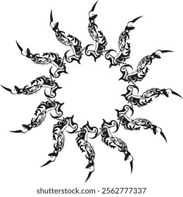 
mandala design  element design  black design
