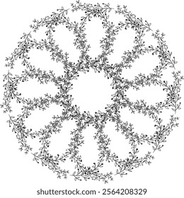 mandala design  element design  black design
