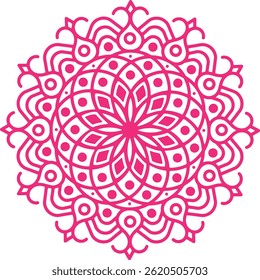 Mandala elemento de diseño para colorear libro, tatuaje, tarjeta de felicitación, yoga y meditación.