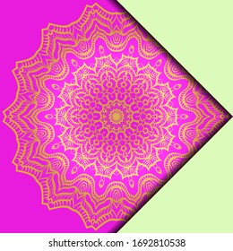 Mandala design elements. Invite templates . Wedding invitation, thank you card, save card, baby shower. Vector illustration.