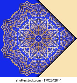 Mandala design elements. Invite templates . Wedding invitation, thank you card, save card, baby shower. Vector illustration.