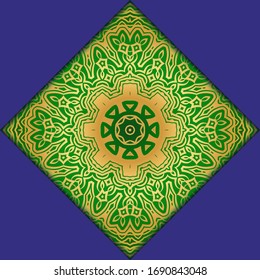 mandala design elements. Wedding invitation, thank you card, save card, baby shower. Vector illustration