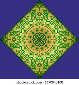 mandala Design Elemente. Hochzeitseinladung, danke, Karte sparen, Babydusche. Vektorillustration